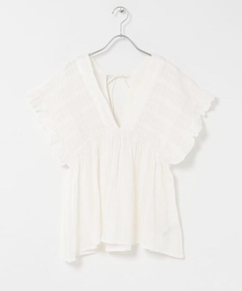 URBAN RESEARCH Sonny Label ブラウス シャツ 楊柳ドビーシャーリング 