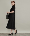 ワンピース 夏 半袖 「ほんのり甘い」フリルニ...の詳細画像2