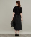 ワンピース 夏 半袖 「ほんのり甘い」フリルニ...の詳細画像3