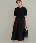 ワンピース 夏 半袖 「ほんのり甘い」フリルニ...の詳細画像5