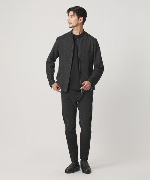 Beauty&Youth ユナイテッドアローズ シングルライダース スウェード BEAUTY＆YOUTH UNITED ARROWS 革ジャン ライダース 「WEB限定 WARDROBE