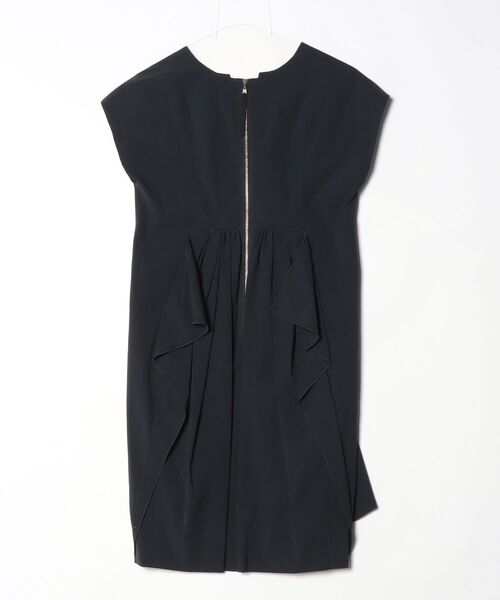【未使用】　FOXEY フォクシー　ワンピース　ネイビー　ノースリーブ　38 FOXEY NEW YORK 「FOXEY YORK」 ノースリーブワンピース 38 ネイビー