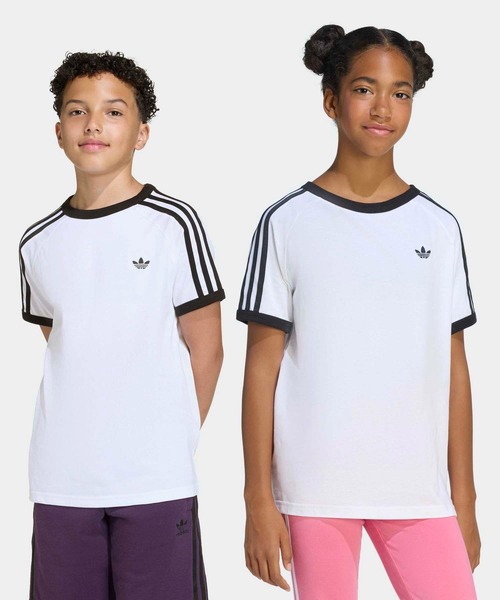 adidas（アディダス） adidas tシャツ スリーストライプス 半袖Tシャツ