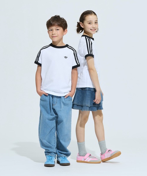 adidas（アディダス） adidas tシャツ スリーストライプス 半袖Tシャツ