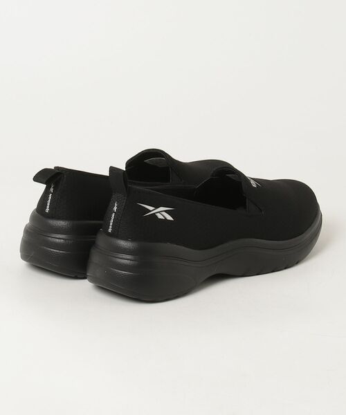 「Reebok」 スリッポン 24.5cm ブラック レディース_画像2