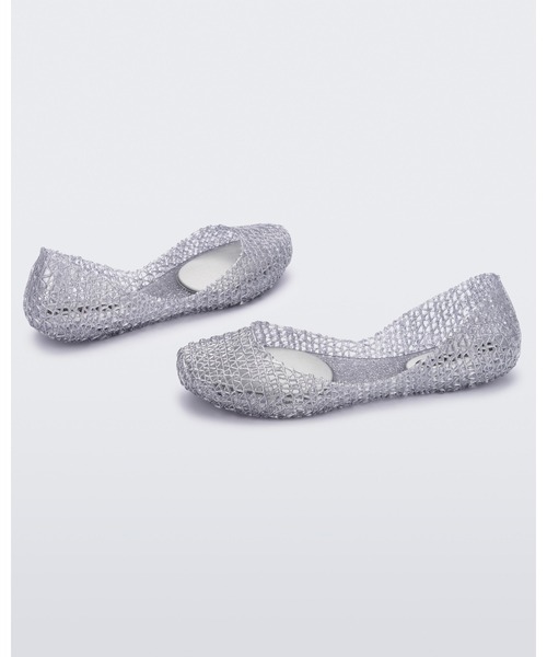 「melissa」 シューズ「campanaコラボ」 37 シルバー レディース_画像7