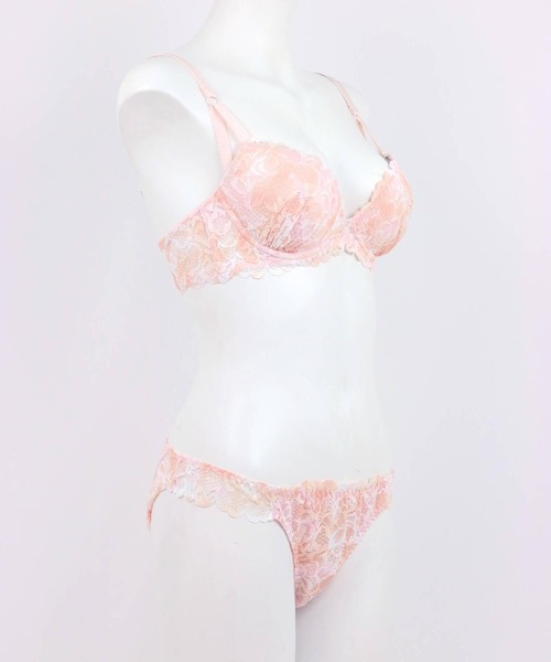 fran de lingerie ブラジャー ショーツセット Lacy Gradation