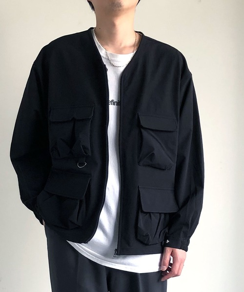 春夏新色 ジャケット ミリタリージャケット Commonware Fishing Pocket Nocollar Jacket フィッシングポケット ノーカラー Zozotown Paypayモール店 通販 Paypayモール 肌触りがいい Lespakigali Com