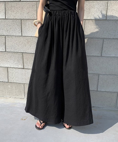 パンツ 麻ワイドパンツ リネン Zozotown Paypayモール店 通販 Paypayモール