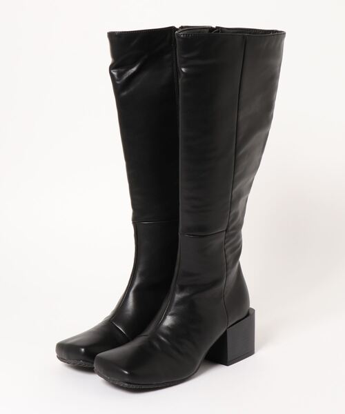 ANAP（アナップ） ブーツ WEB限定「LLサイズ」スクエアトゥーロング