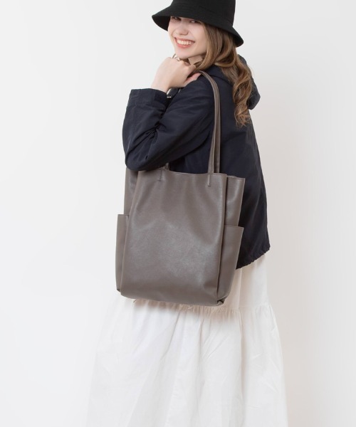 Per sist ence（パーシエンス） トートバッグ マルチポケット縦型A4