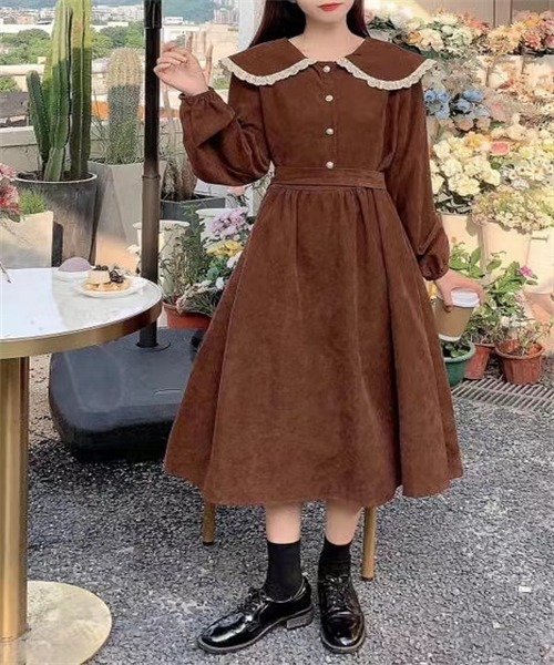 人気完売品　RUVIE ワンピース❣️ tea party Dream garden（ドリームガーデン） ワンピース 配色レース 3WAYフレア