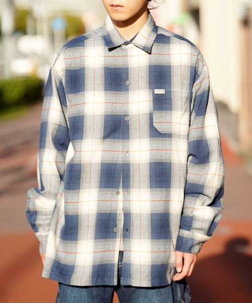 Cal Top（キャルトップ） シャツ L/S SHIRTS オンブレ シャツ メンズ