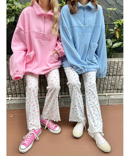 WC スウェット ハーフジップビッグフリース レディース : ZOZOTOWN