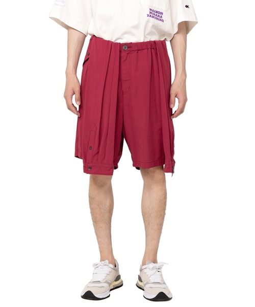 25ss新品 Maison MIHARA YASUHIRO ショーツ 46 MAISON MIHARA YASUHIRO パンツ Mixed Shirts Easy Shorts