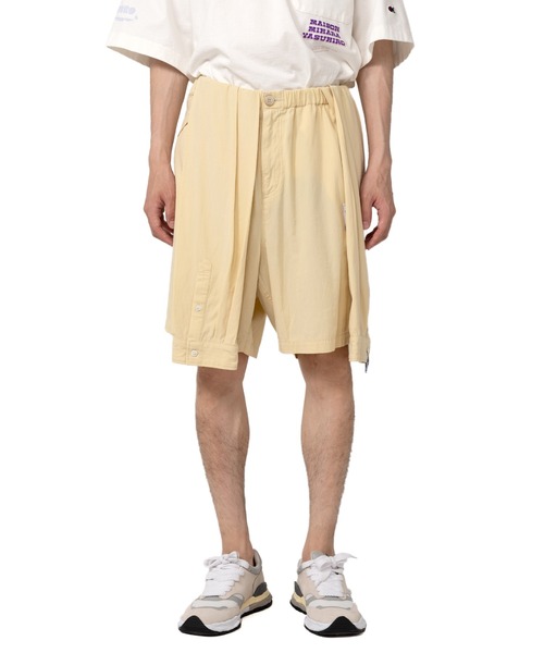 MAISON MIHARA YASUHIRO パンツ Mixed Shirts Easy Shorts