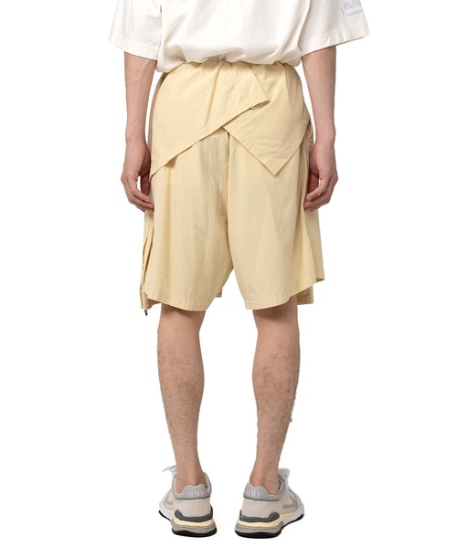 PGC× Maison MIHARA YASUHIROゴルフショートパンツ Maison MIHARA YASUHIRO レイヤード ショートパンツ | ブラック