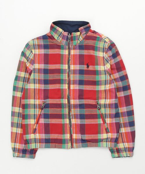 アウター リバーシブル コットン マドラス ジャケット RALPH ラルフ リバーシブル コットン マドラス POLO LAUREN CHILDRENSWEAR，ポロ ローレン
