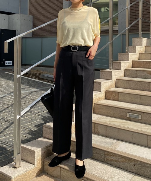 Audrey and John Wad スラックス パンツ オックスセンターシーム