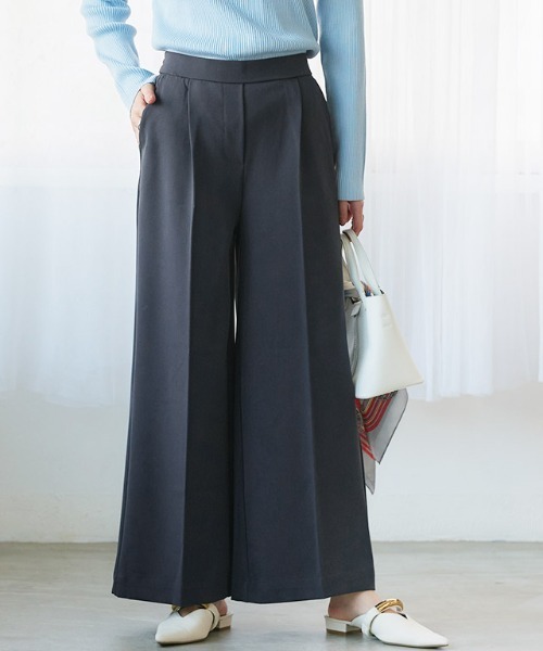 Pierrot（ピエロ） パンツ 高見えワイドパンツ レディース : ZOZOTOWN