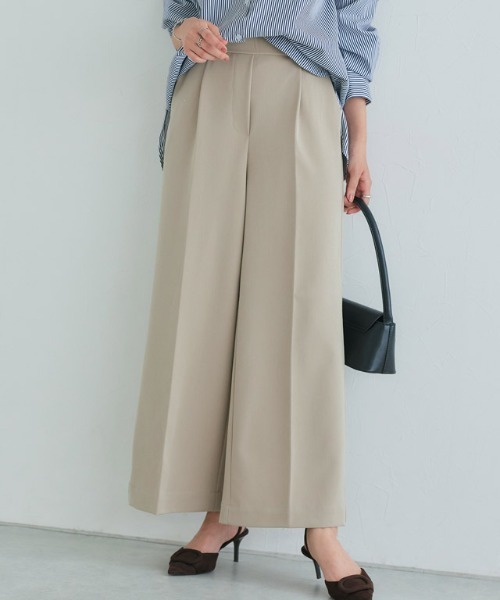 Pierrot（ピエロ） パンツ 高見えワイドパンツ レディース : ZOZOTOWN