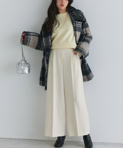 Pierrot パンツ 高見えワイドパンツ レディース : ZOZOTOWN Yahoo!店