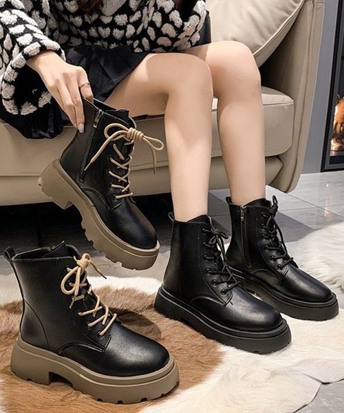 Lace Ladies（レースレディース） ブーツ ボリュームソールラウンド