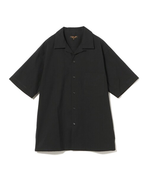 レモンA VONTADE コットンリネン オープンカラーシャツ A VONTADE シャツ *A / コットンリネン オープンカラー ショート