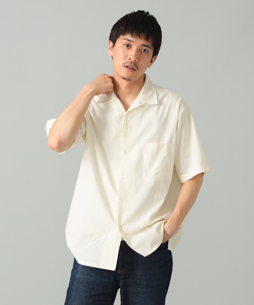 A VONTADE シャツ *A / コットンリネン オープンカラー ショート