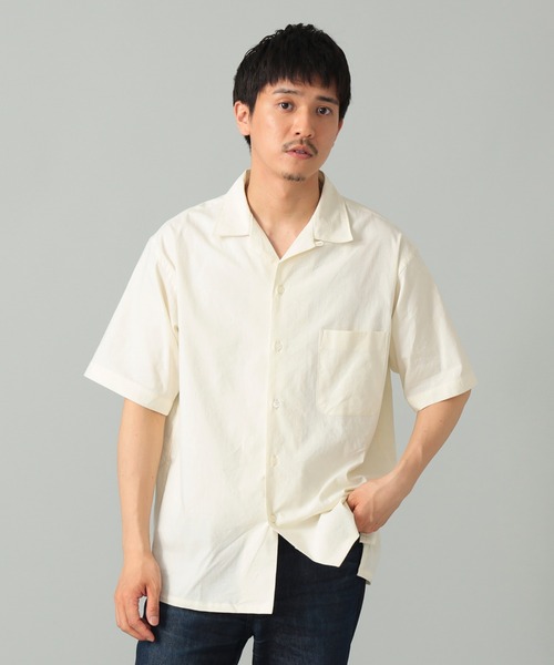 A VONTADE シャツ *A / コットンリネン オープンカラー ショート