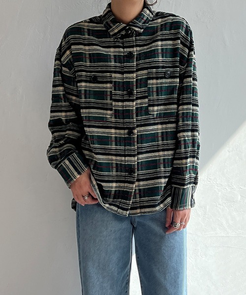 ブラウス シャツ モールチェックＣＰＯシャツ レディース