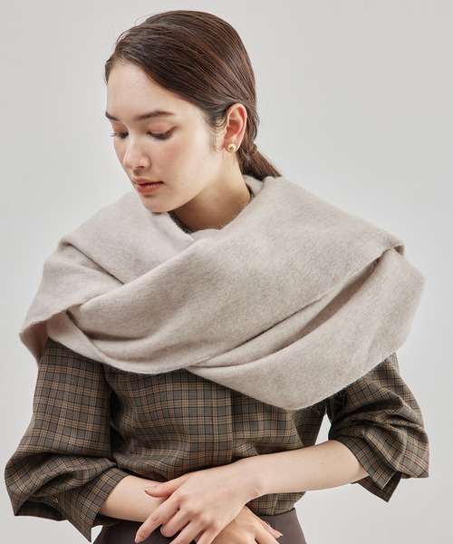 ROPE'（ロペ） ストール マフラー ウール起毛ストール レディース