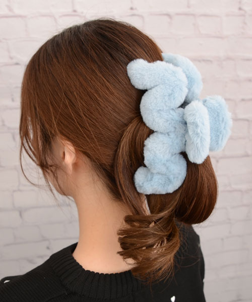 ヘアクリップ　フォックスファー　No.819 TONE SELECT GOODS ヘアクリップ 「float」もこもこ フェイク