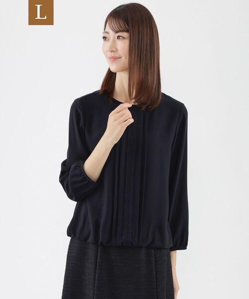 TRANS WORK（トランスワーク） ブラウス シャツ 「L」「ウォッシャブル 
