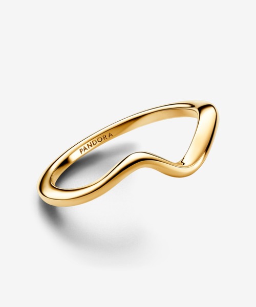 PANDORA（パンドラ） 指輪 リング ポリッシュド ウェーブ リング