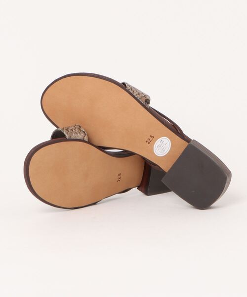 Chiaki Katagiri サンダル chiaki katagiri チアキ カタギリ パイソン  