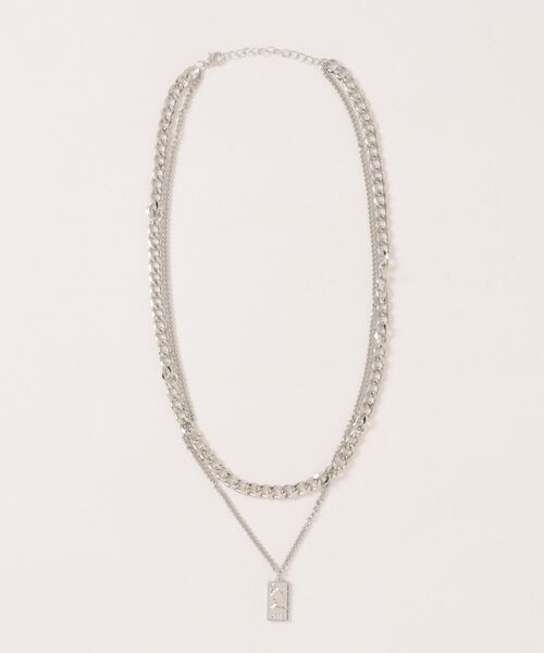 【PIECEMAKER】 2連 チェーン ネックレス / unisex PIECEMAKER】 2連 チェーン ネックレス / unisex (PIECEMAKER