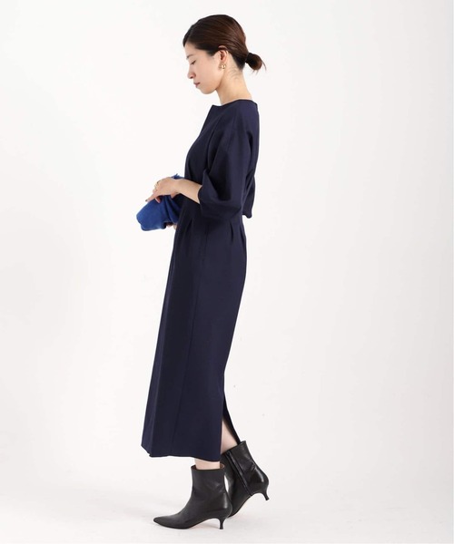 VERMEIL par iena ワンピース 「追加2」P/Ryツイルウエストシェイプ 