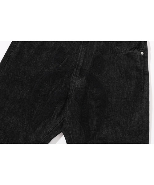 A BATHING APE ジーンズ SHARK 13 OZ DENIM PANTS メンズ : ZOZOTOWN 