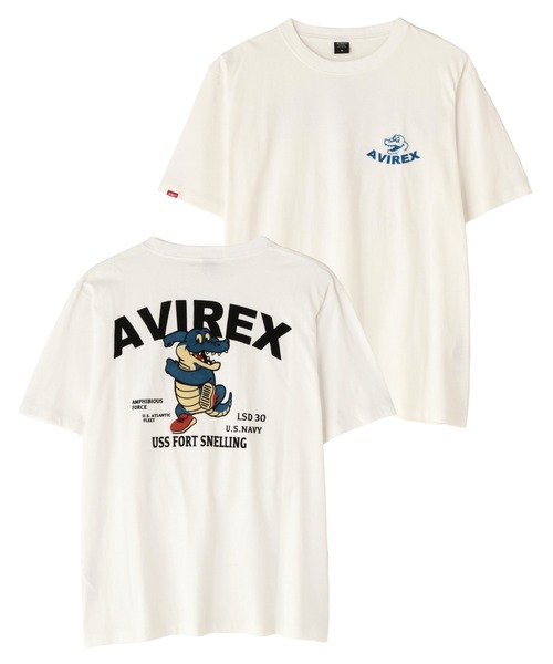 【AVIREX】アヴィレックス USS FORT SNELLING T-SHIRT/送料込 WEB&DEPOT限定》USS FORT SNELLING T-SHIRT ／ USS フォートス