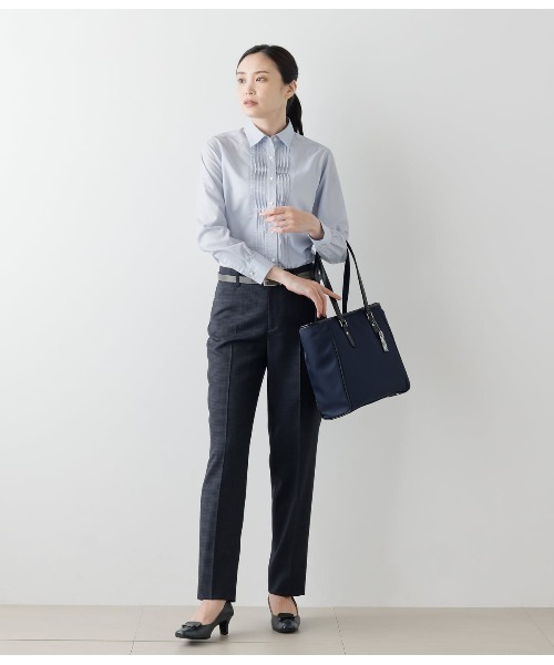 ニューヨーカー NEWYORKER レディース パンツスーツ 黒 新品 タグ付き NEWYORKER（ニューヨーカー） パンツ ウールハウンドトゥース