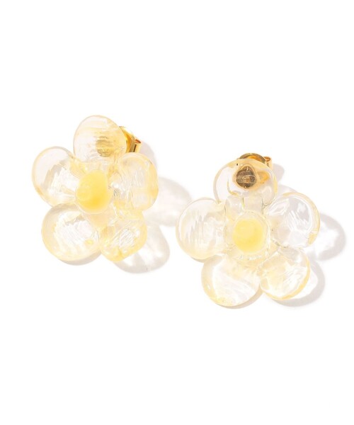 【関税込み】LEVENS JEWELS ブルー Maxi Flor シングルピアス LEVENS JEWELS MAXI FLOR シングルピアス（ピアス（片耳用