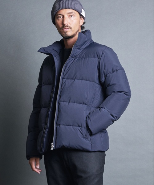 N-2b Magine ダウンジャケット Magine ダウンジャケット ダウン NYLON HI STAND ZIP BASIC DOWN