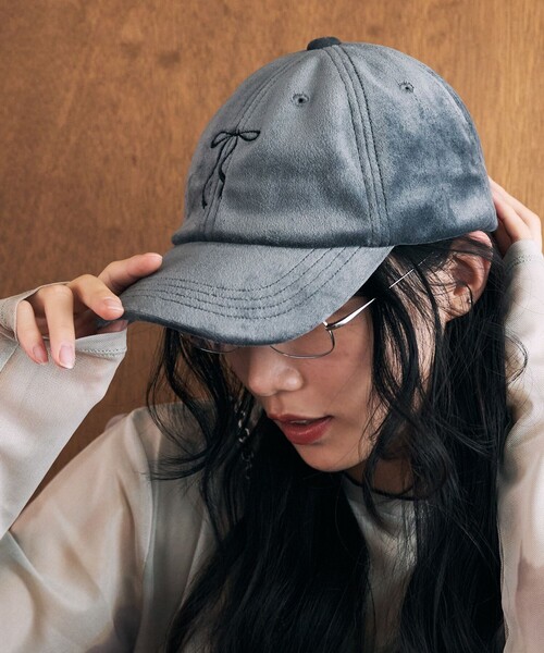 【メーカー直売】 FREAK'S STORE キャップ 帽子 限定展開 リボン 刺繍 ワン 帽子