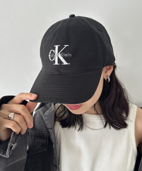  モノグラムロゴベースボールキャップ Calvin Klein（カルバン・クライン） キャップ 帽子 レディース