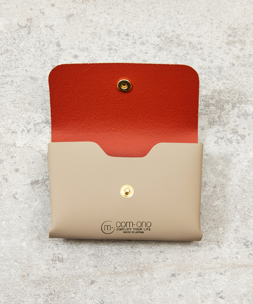 com-ono 名刺入れ コモノ / ラバータッチレザー名刺入れ カードケース