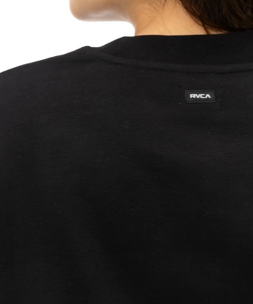 トレーナー スウェット RVCA レディース CLOUDY RVCA CREW トレーナー/ルーカ３段ロゴクルーネックトレーナー レディース RVCA トレーナー スウェット レディース CLOUDY CREW トレーナー