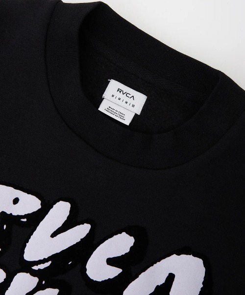 RVCA トレーナー スウェット レディース CLOUDY CREW トレーナー