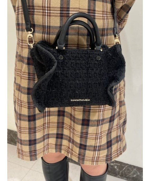Samantha Vega（サマンサベガ） ショルダーバッグ バッグ ツイード