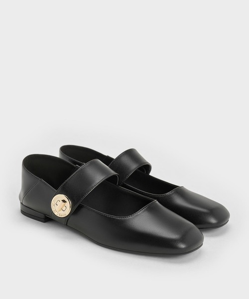 CHARLES & KEITH Yara ヤラ メリージェーンフラット 23.5 CHARLES ＆ KEITH パンプス Yara ヤラ メリージェーンフラット